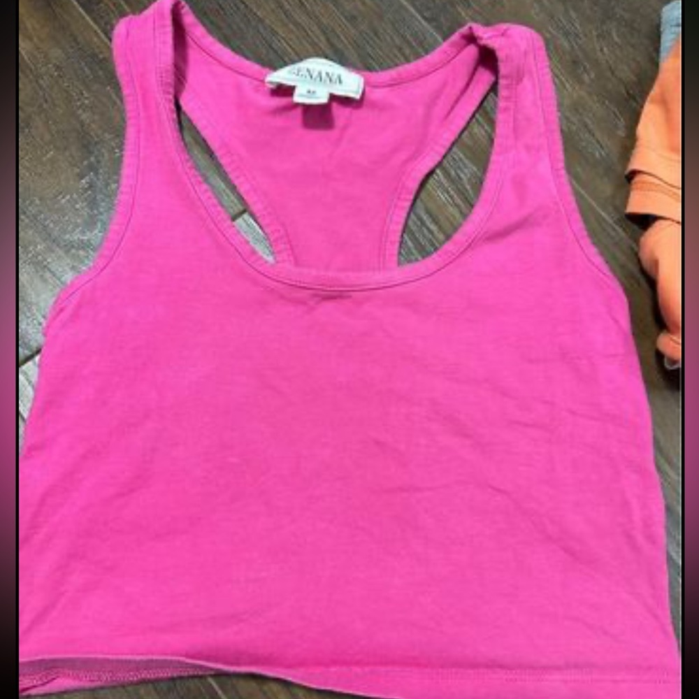 zenana work out cropped tanks